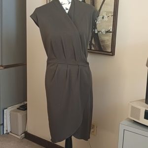 Banana Republic Olive Green Wrap Dress